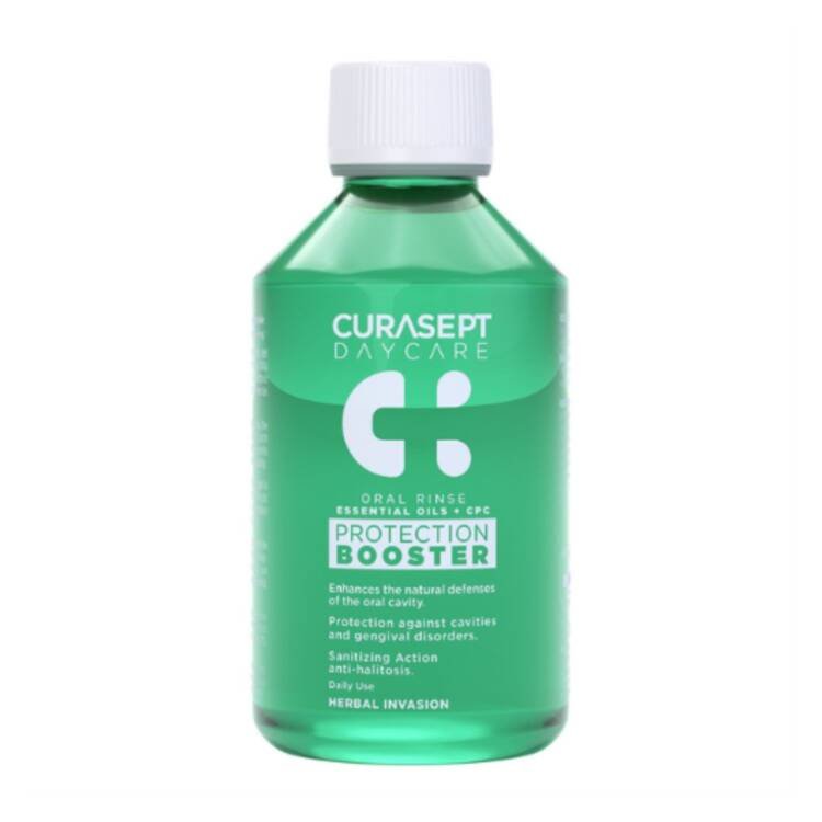 Curasept DayCare Protection Booster Oral Rinse Herbal Invasion