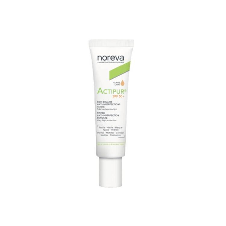 Noreva Actipur Soin Solaire Anti-imperfections Teinte SPF50+
