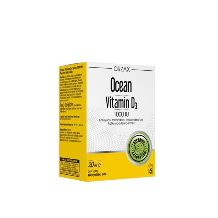 Orzax Ocean Vitamin D3 1000 UI