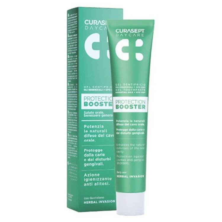 Curasept DayCare Protection Booster Gel Toothpaste Herbal Invasion