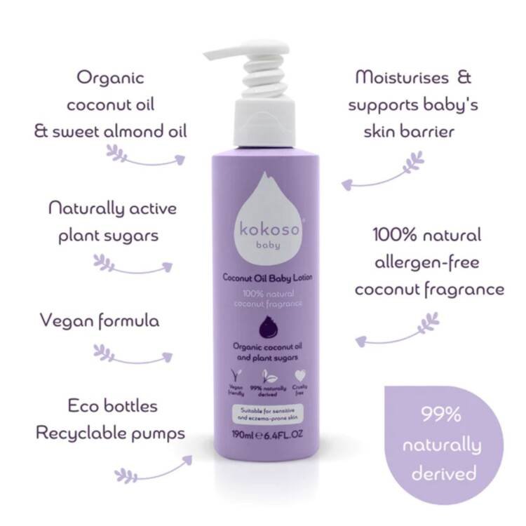 Kokoso Baby Coconut Oil Baby Lotion - Image 2