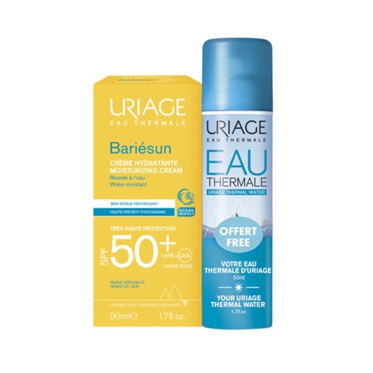 Uriage Bariésun Promo Crème Hydratante SPF 50 + Eau Thermale Free