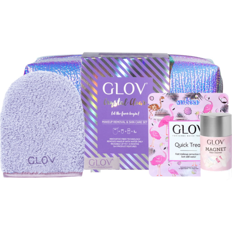 GLOV Crystal Clear Make Up Removal & Skin Care Set