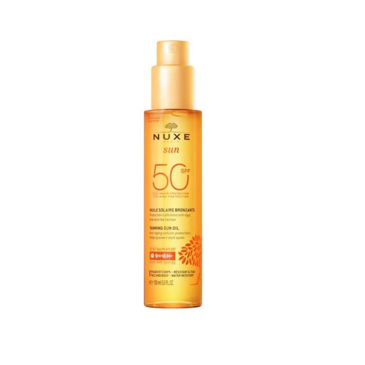 Nuxe Tanning Sun Oil Face and Body Spray SPF50