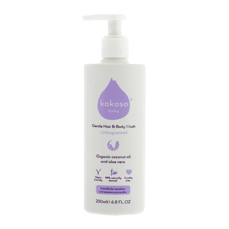 Kokoso Baby Gentle Hair & Body Wash Unfragranced