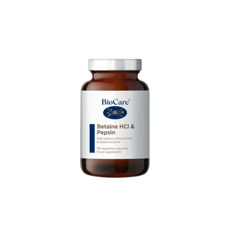 BioCare Betaine HCl & Pepsine