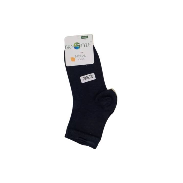 BioStyle Modal Diabetic Men Socks Semi-angular