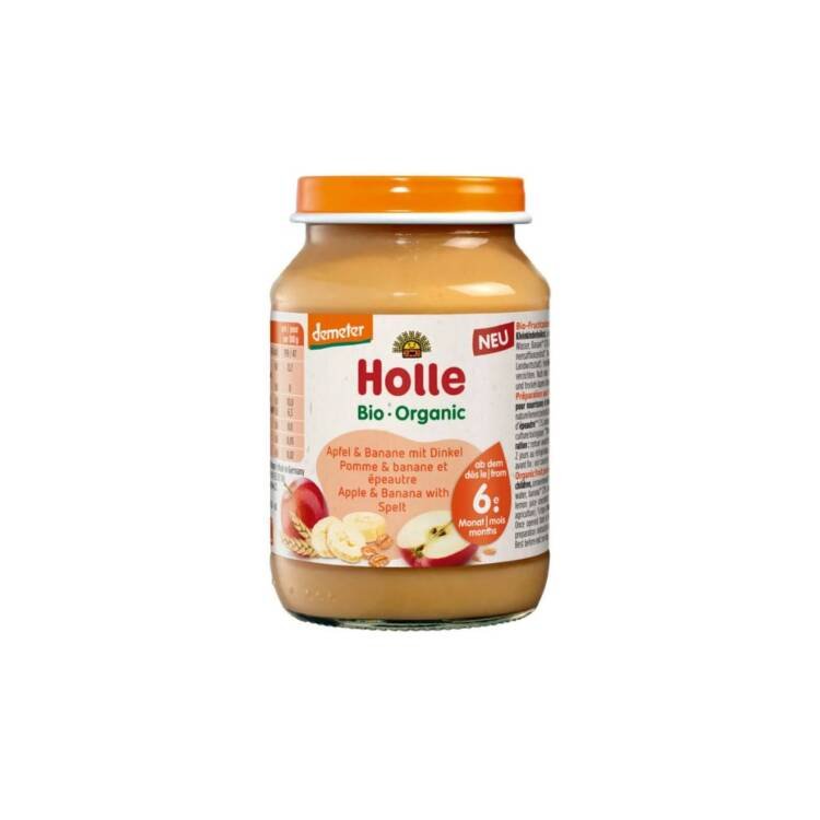 Holle Apple & Banana with Spelt