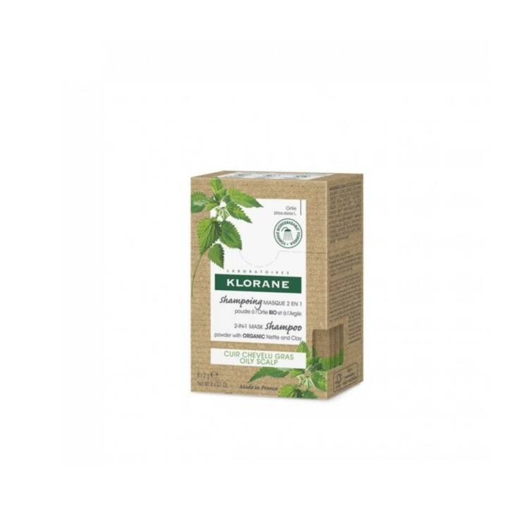 Klorane 2 in 1 Mask Shampoo Powder with Nettle
