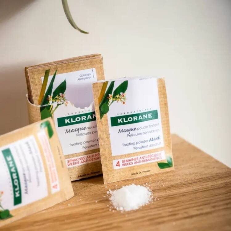 Klorane Anti-dandruff Exfoliating and Treating Powder-Mask with Galangal