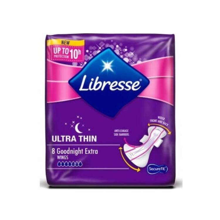 Libresse Goodnight Ultra Thin Extra Wings