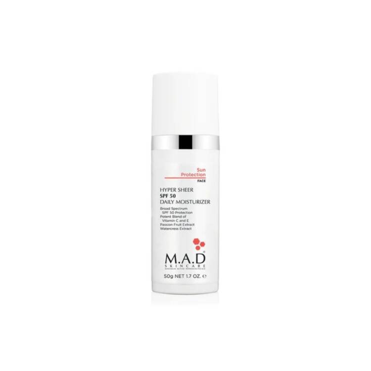 M.A.D Hyper Sheer SPF 50 Daily Moisturizer