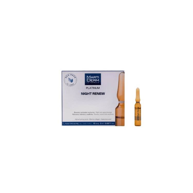 MartiDerm Platinum Night Renew Ampoules - Image 2
