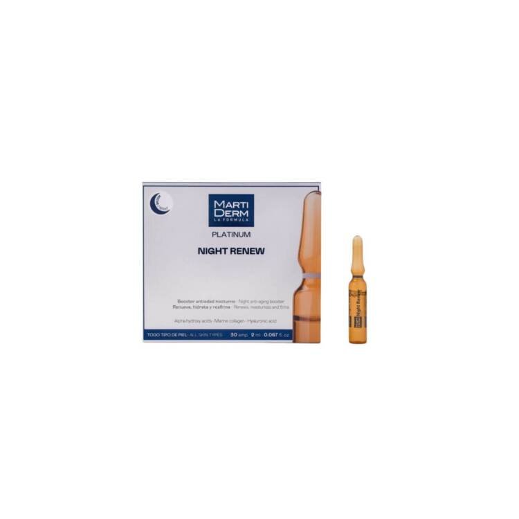 MartiDerm Platinum Night Renew Ampoules