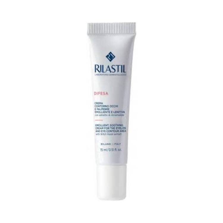 Rilastil Difesa Emollient, Soothing Cream for the Eyelids and Eye Contour Cream