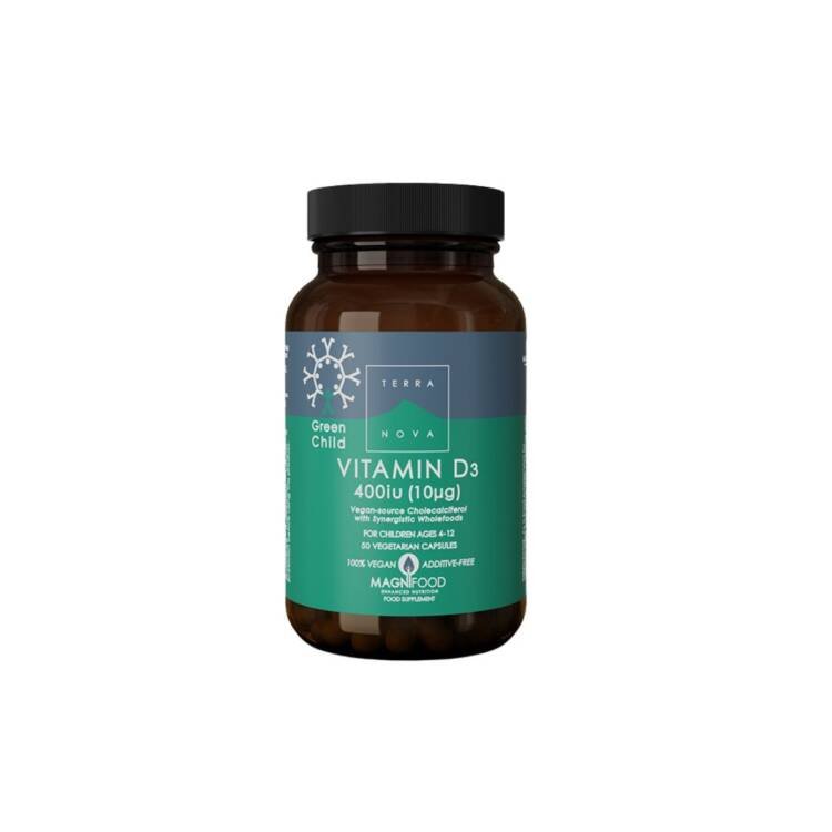 Terranova Green Child Vitamin D3 400iu (10µg)
