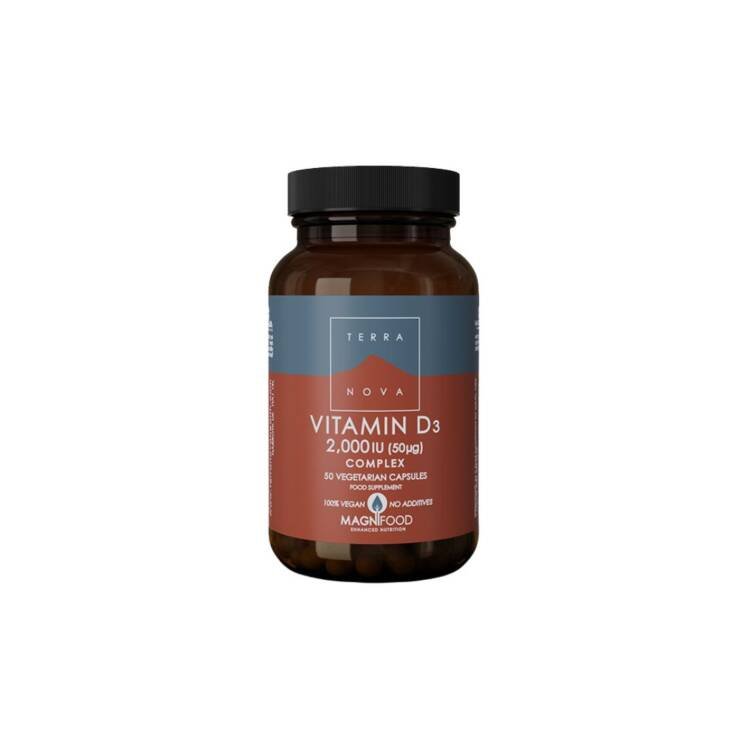 Terranova Vitamin D3 2000iu (50µg) Complex