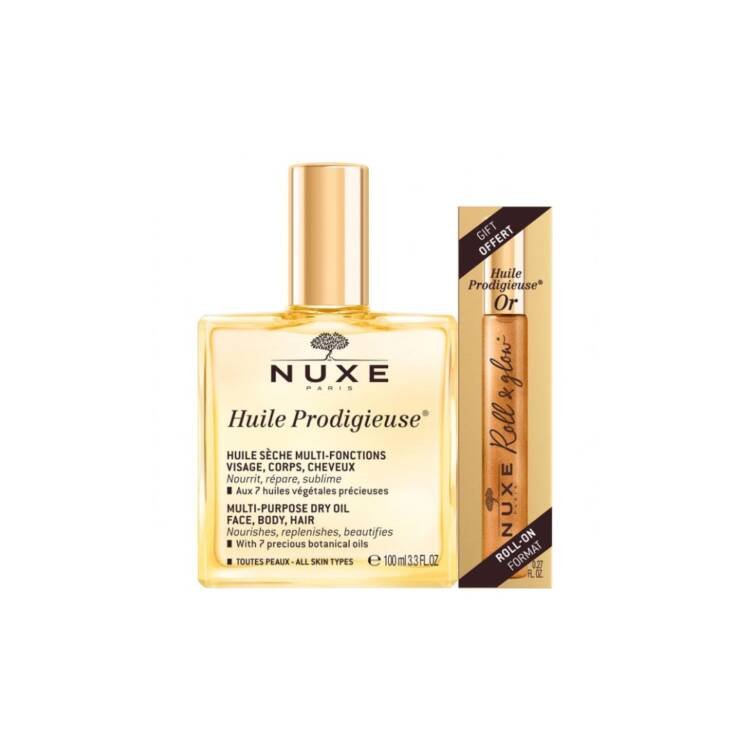 Nuxe Set (Huile Prodigieuse + Huile Prodigieuse OR Rroll On)