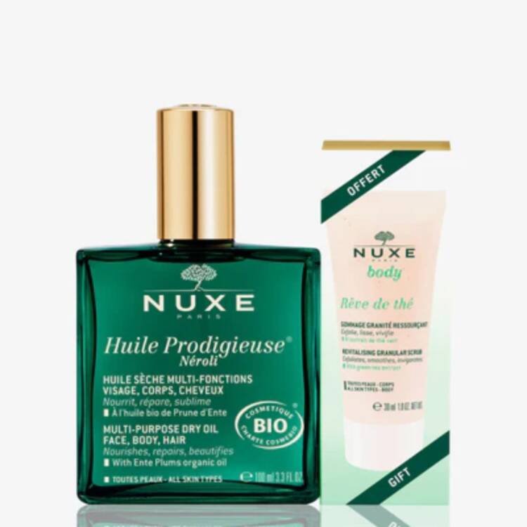 Nuxe Set (Huile Prodigieuse Neroli + Revitalising Granular Scrub)