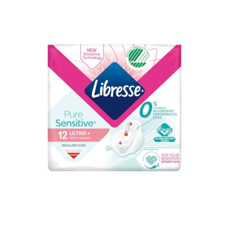 Libresse Pure Sensitive Ultra+ with Wings