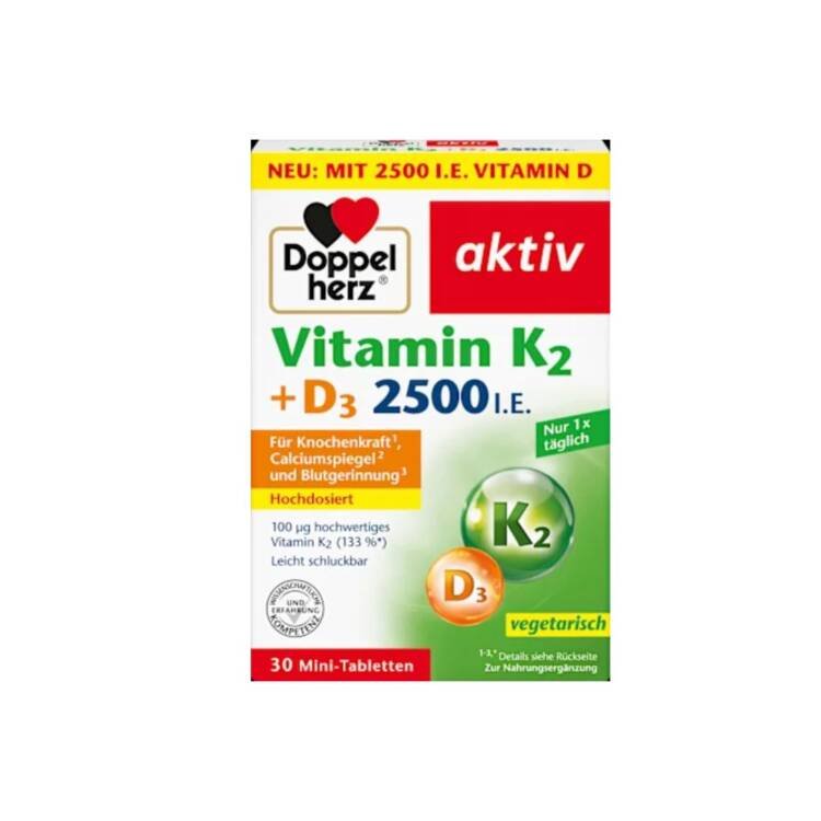 Doppelherz Vitamin K2 + D3