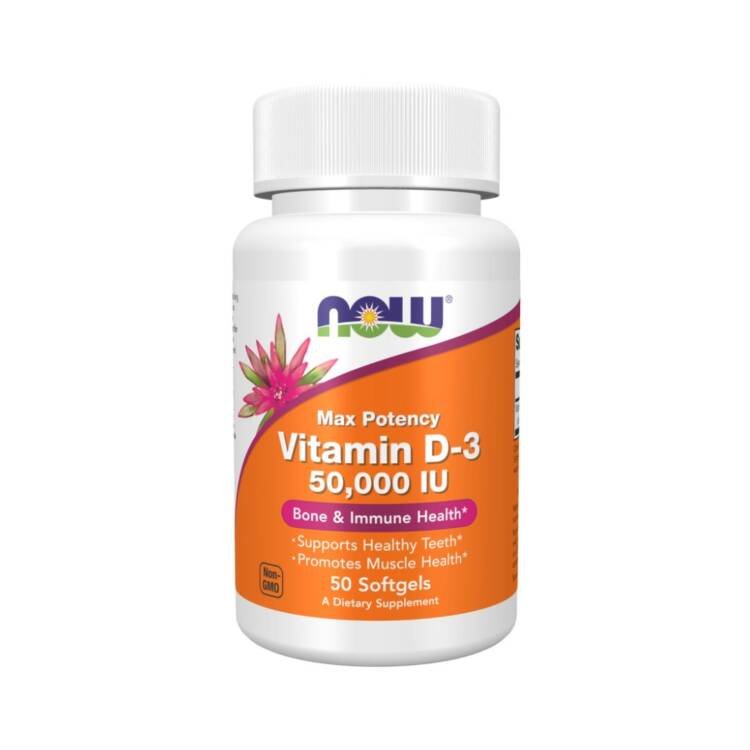 NOW Vitamin D3 50000 UI