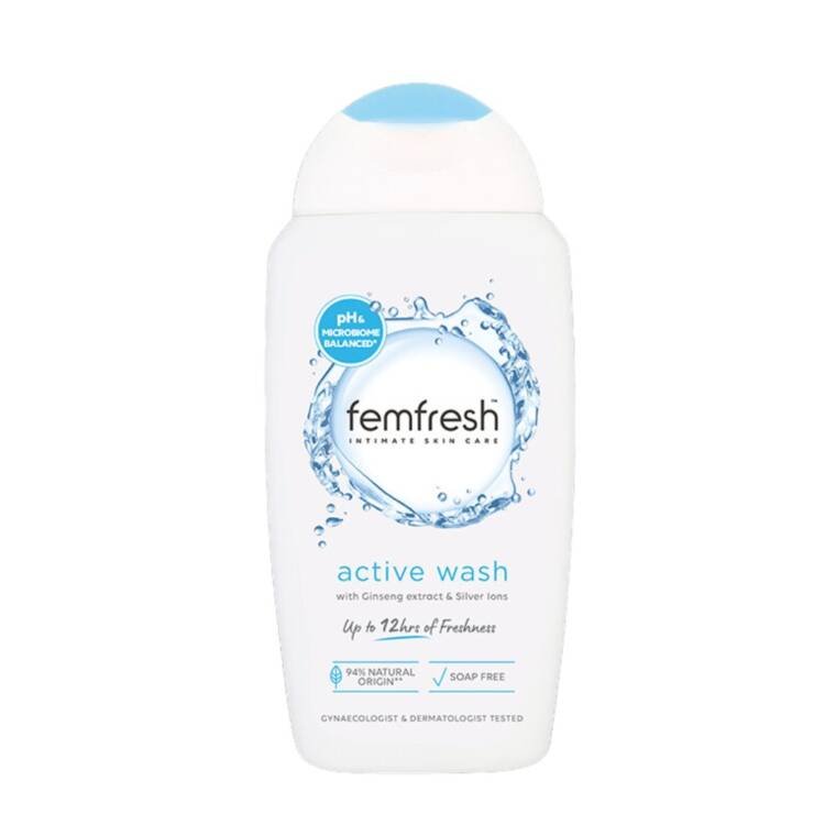 FemFresh Active Wash with Ginseng Extracts & Silver Ions