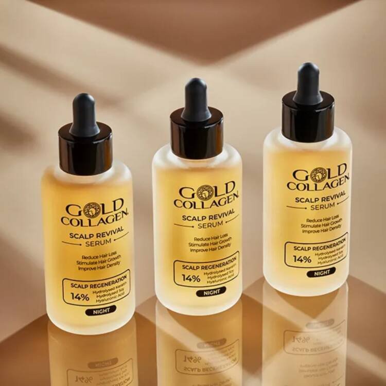 Gold Collagen Scalp Revival Serum - Image 2
