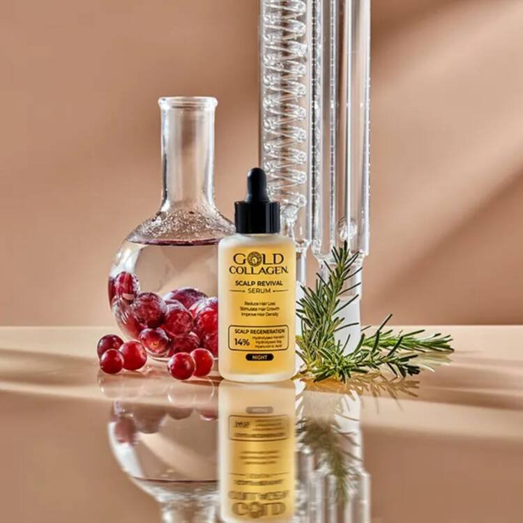 Gold Collagen Scalp Revival Serum - Image 3