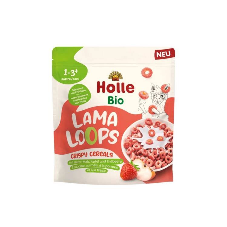 Holle Lama Loops Crispy Cereals