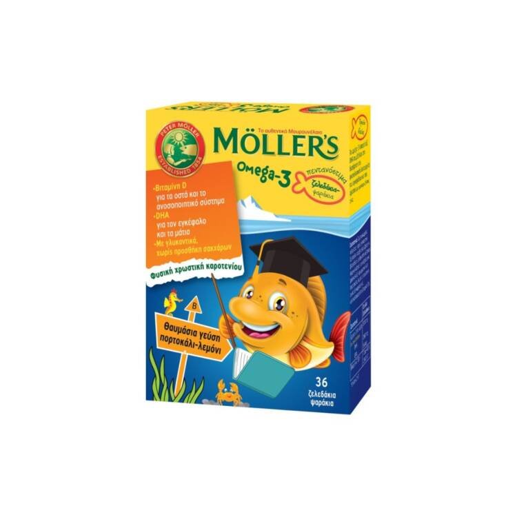 Möller’s Omega-3 Jelly Fish Lemon and Orange